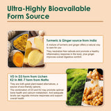 NEVISS Turmeric Gummies with ingredients list visible