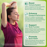 NEVISS Vegan Multivitamin Gummies ingredients list