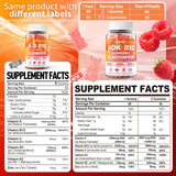 NEVISS Vitamin ADK with B12 Gummies raspberry flavour