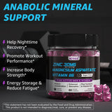 NEVISS Zinc Magnesium Aspartate Gummies 200g nutritional information