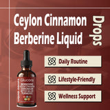 NEVIUX Premium Botanical Blend Liquid Drops back view with ingredients list