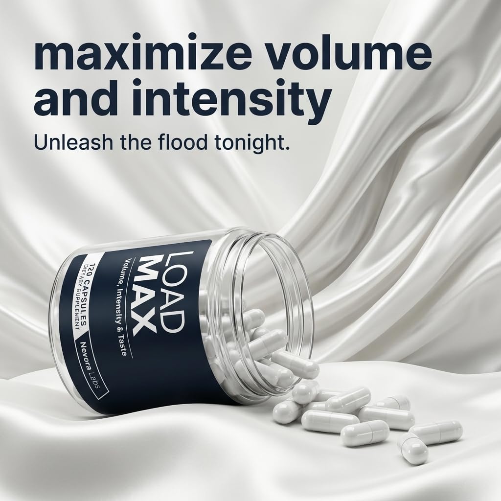 Nevora Labs Load Max Semen Volume Supplement bottle side view
