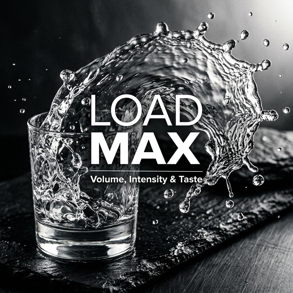 Nevora Labs Load Max Semen Volume Supplement capsules in a glass