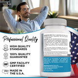 NEW AGE All-in-One Cortisol Support Supplement product label close-up