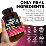 NEW AGE B-Complex Vitamins 255g with a measuring spoon