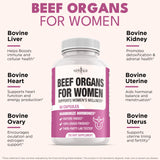 NEW AGE Beef Organs for Women 120 Capsules side view