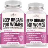 NEW AGE Beef Organs for Women Liver Extract supplement front view