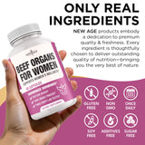 NEW AGE Beef Organs for Women supplement packaging