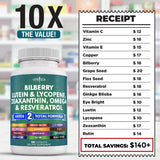 NEW AGE Bilberry Extract Capsules 300mg ingredients list