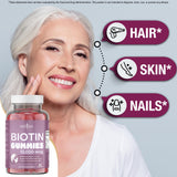NEW AGE Biotin Gummies ingredients list on packaging