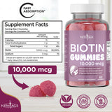 NEW AGE Biotin Gummies natural berry flavour close-up