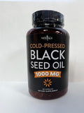 NEW AGE Black Seed Oil 1000 mg supplement side view