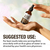 NEW AGE Black Walnut Drops bottle with juice mix
