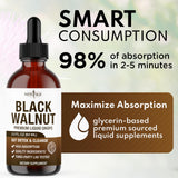 NEW AGE Black Walnut Drops packaging details