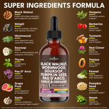 NEW AGE Black Walnut Wormwood Complex Liquid Droppers side view
