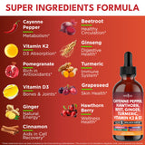 NEW AGE Cayenne Pepper Liquid Drops bottle side view