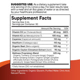 NEW AGE Cayenne Pepper Liquid Drops ingredients list