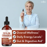 NEW AGE Ceylon Cinnamon Drops liquid formula close-up