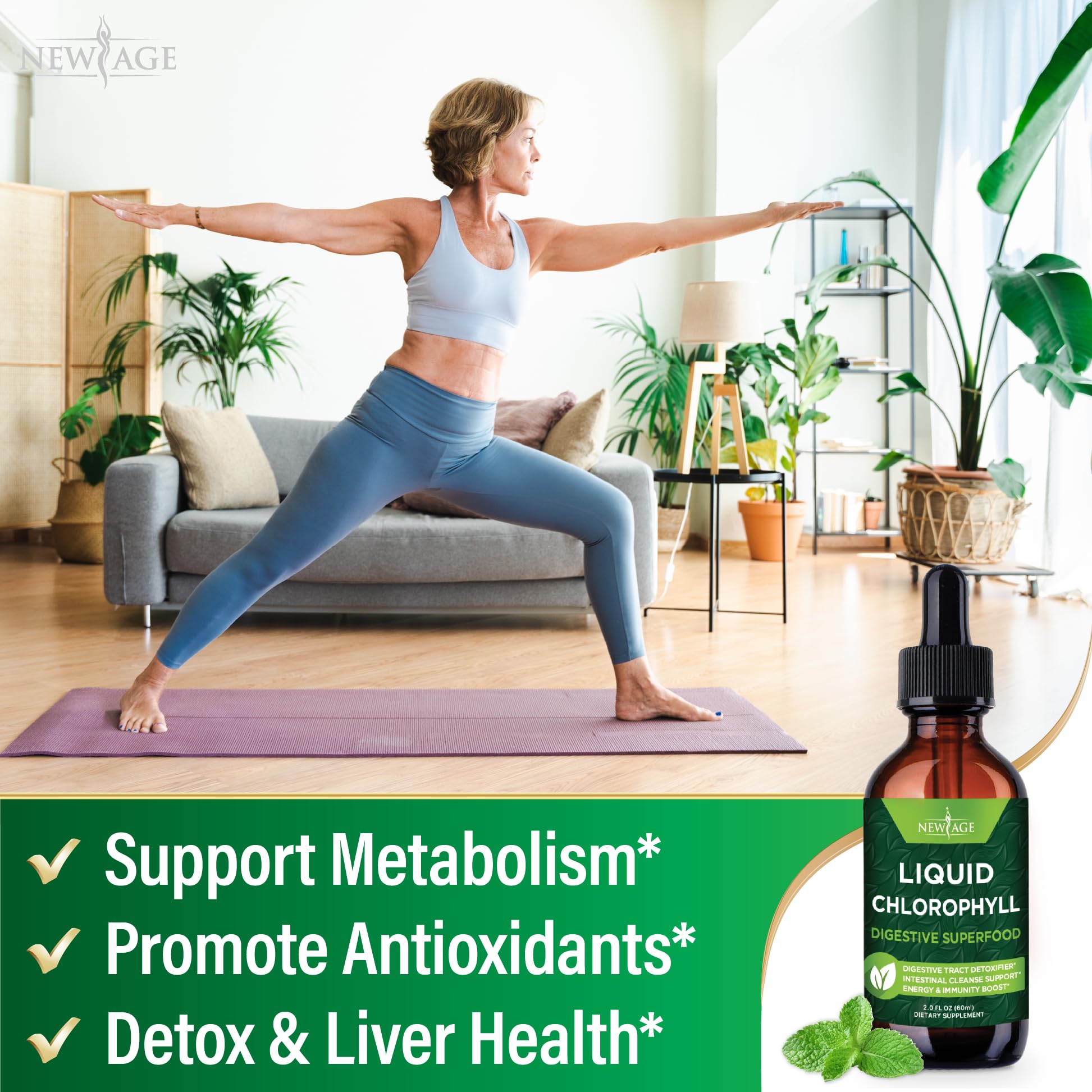 NEW AGE Chlorophyll Drops ingredients list