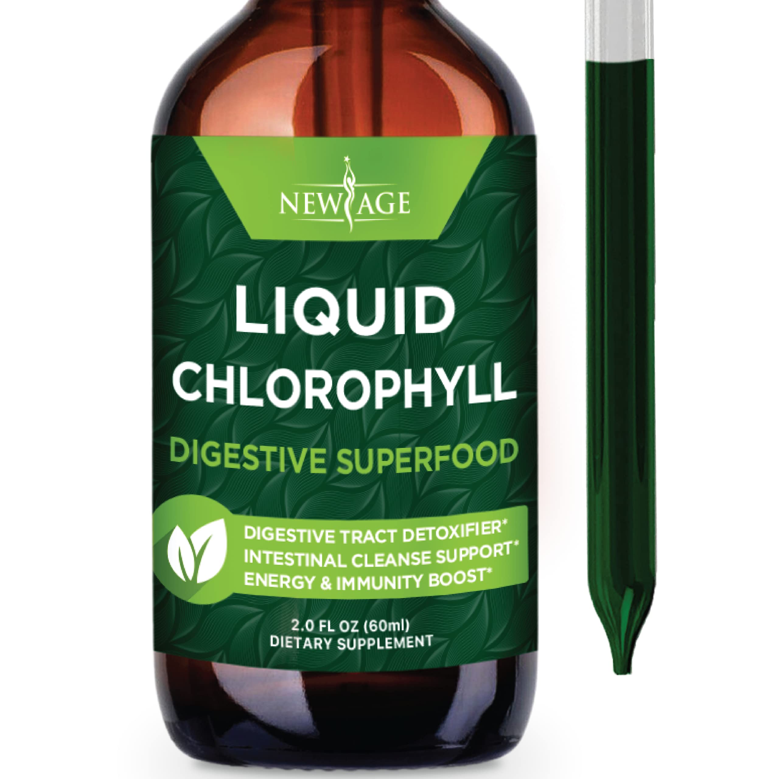 NEW AGE Chlorophyll Liquid Drops 2g front view