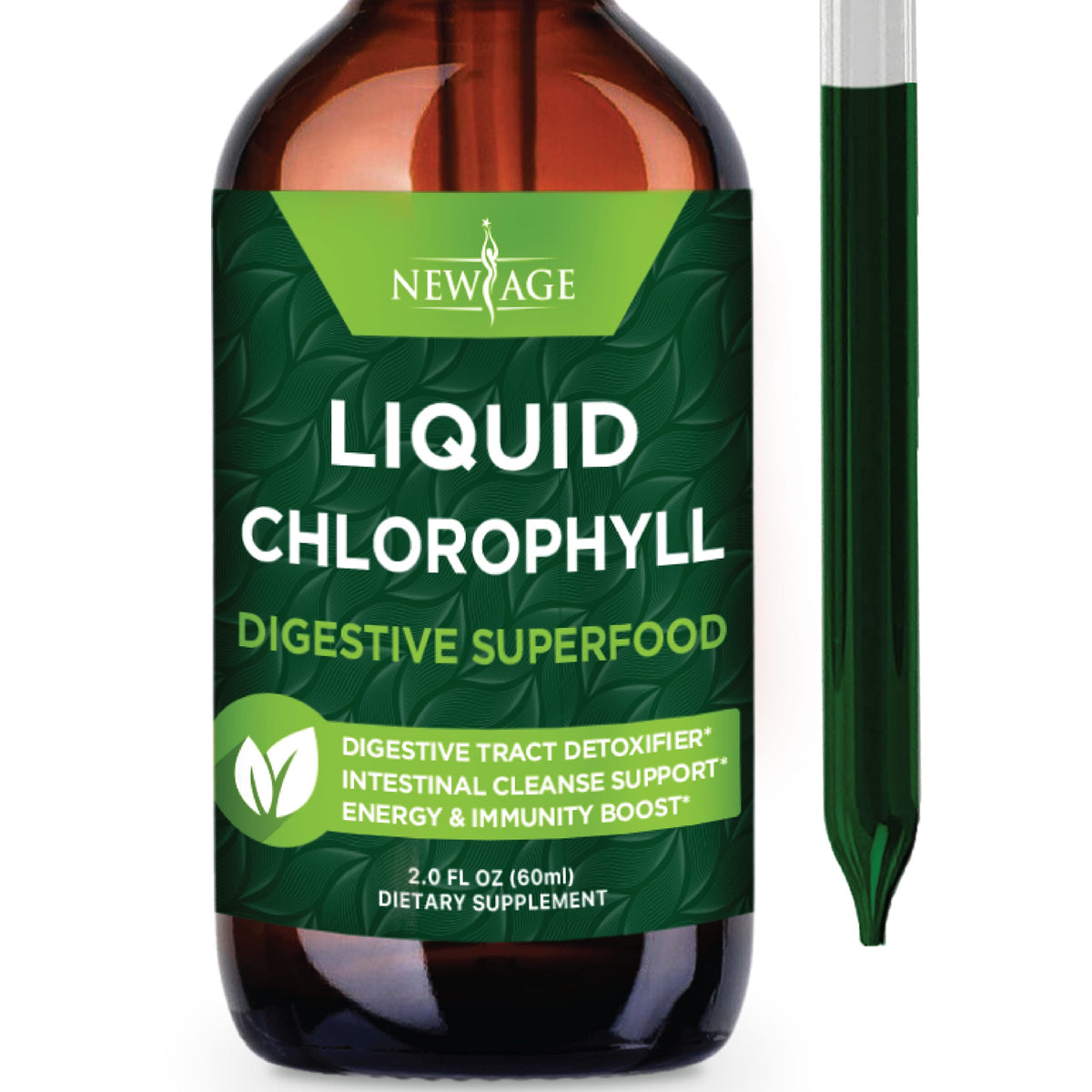 NEW AGE Chlorophyll Liquid Drops 2g front view