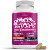 NEW AGE Collagen Capsules bottle front view with 90 count