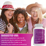 NEW AGE Collagen Capsules lifestyle scene with a glass of water