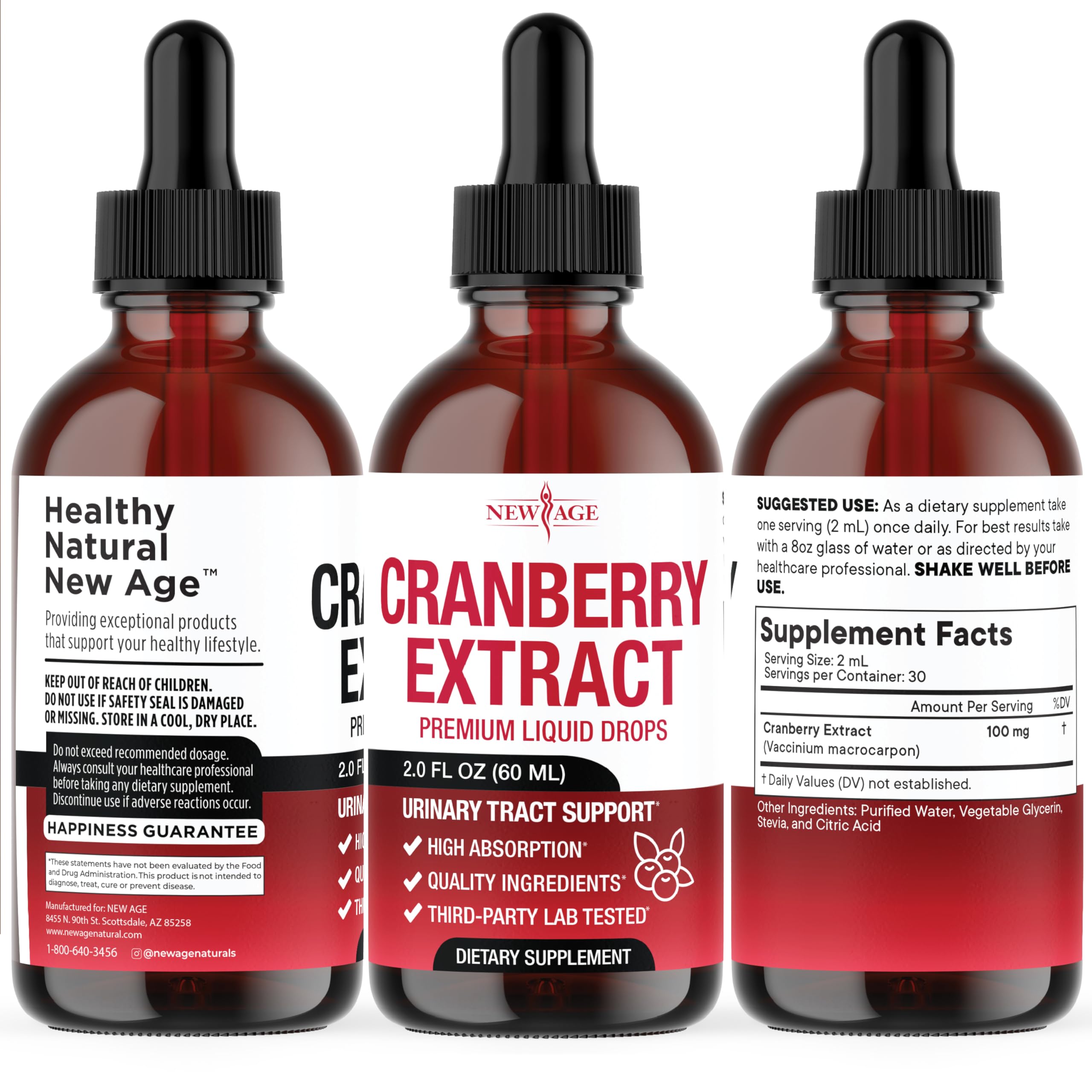 NEW AGE Cranberry Liquid Drops lifestyle scene