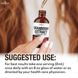 NEW AGE Cranberry Liquid Drops packaging with cranberries