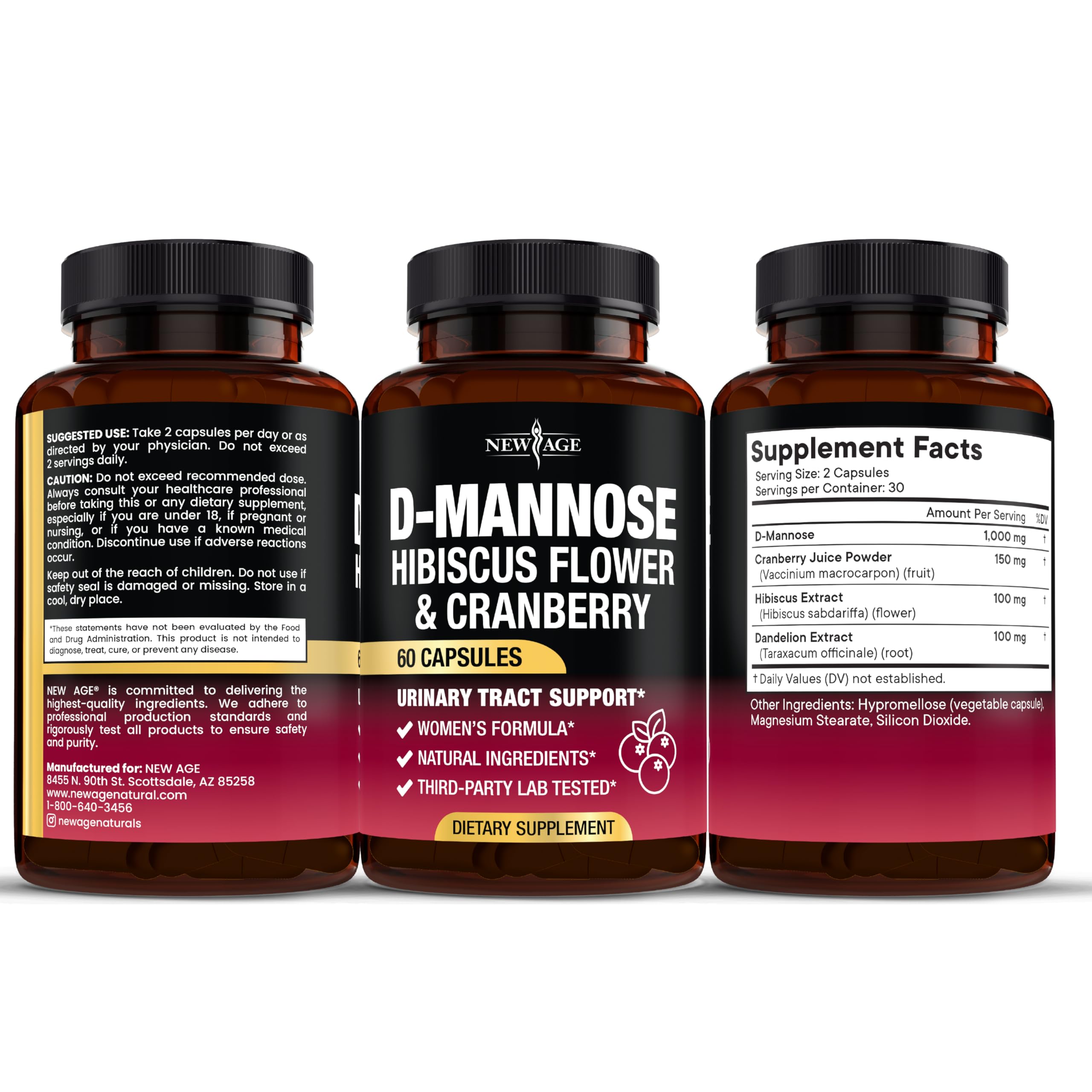 NEW AGE D-Mannose Complex capsules lifestyle scene