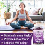 NEW AGE daily wellness System Support Gummies back view with nutritional information