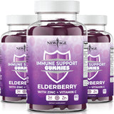 NEW AGE daily wellness System Support Gummies front view with packaging