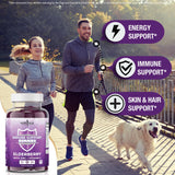 NEW AGE daily wellness System Support Gummies side view showing ingredients
