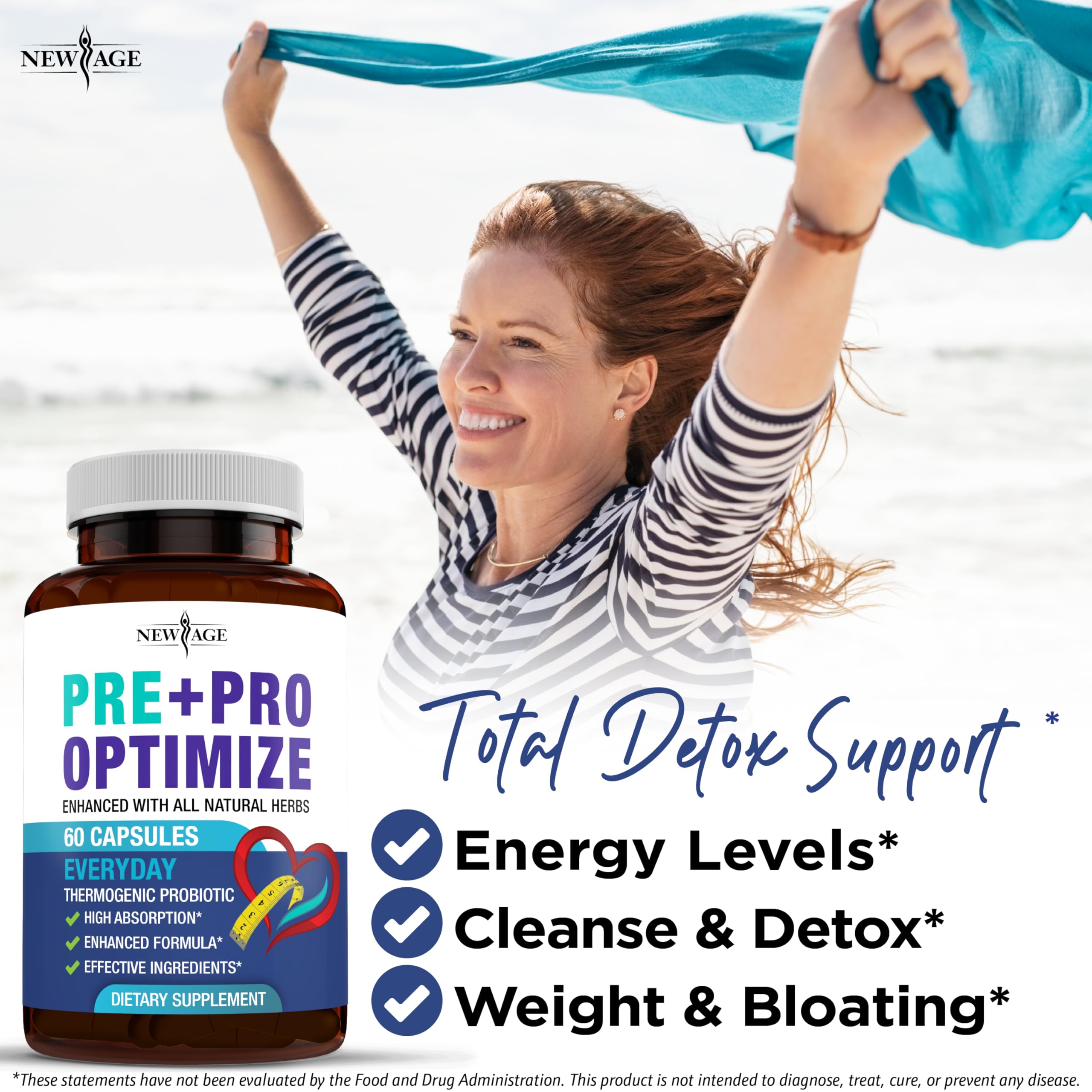 NEW AGE Dong Quai Supplement bottle with lid