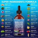 NEW AGE Echinacea Burdock Root Liquid Drops bottle with label