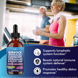 NEW AGE Echinacea Burdock Root Liquid Drops ingredients close-up