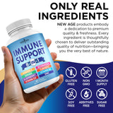 NEW AGE Echinacea Supplement with a measuring spoon