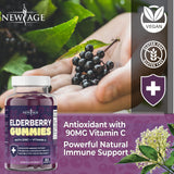 NEW AGE Elderberry Gummies in a bowl
