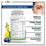 NEW AGE Eye Health Supplements veggie capsules close-up
