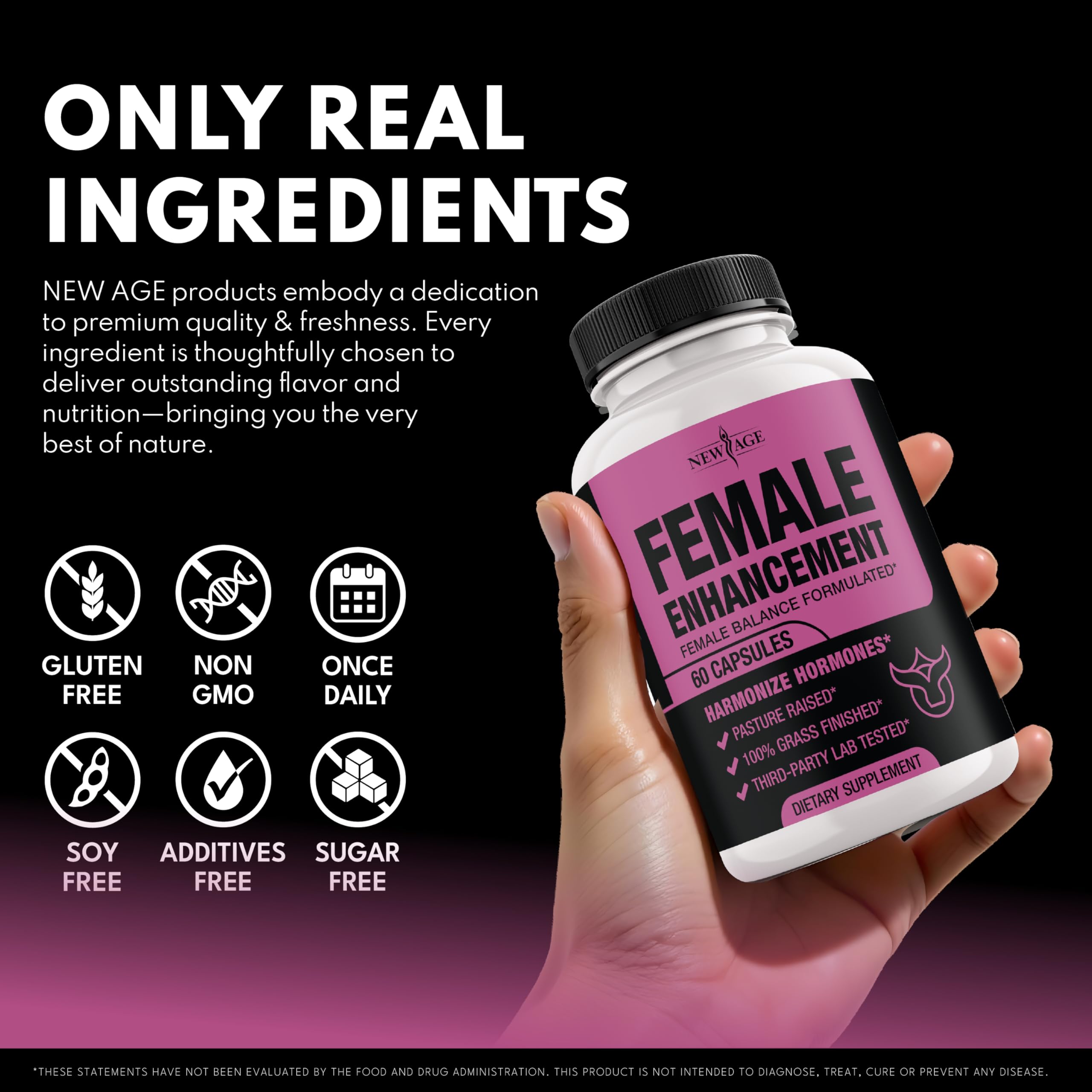 NEW AGE Female Supplement Capsules with health supplements