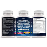 NEW AGE Glucosamine Chondroitin MSM Supplement back view