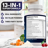 NEW AGE Glucosamine Chondroitin MSM Supplement capsule close-up