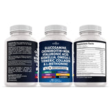 NEW AGE Glucosamine Chondroitin MSM Supplement label close-up