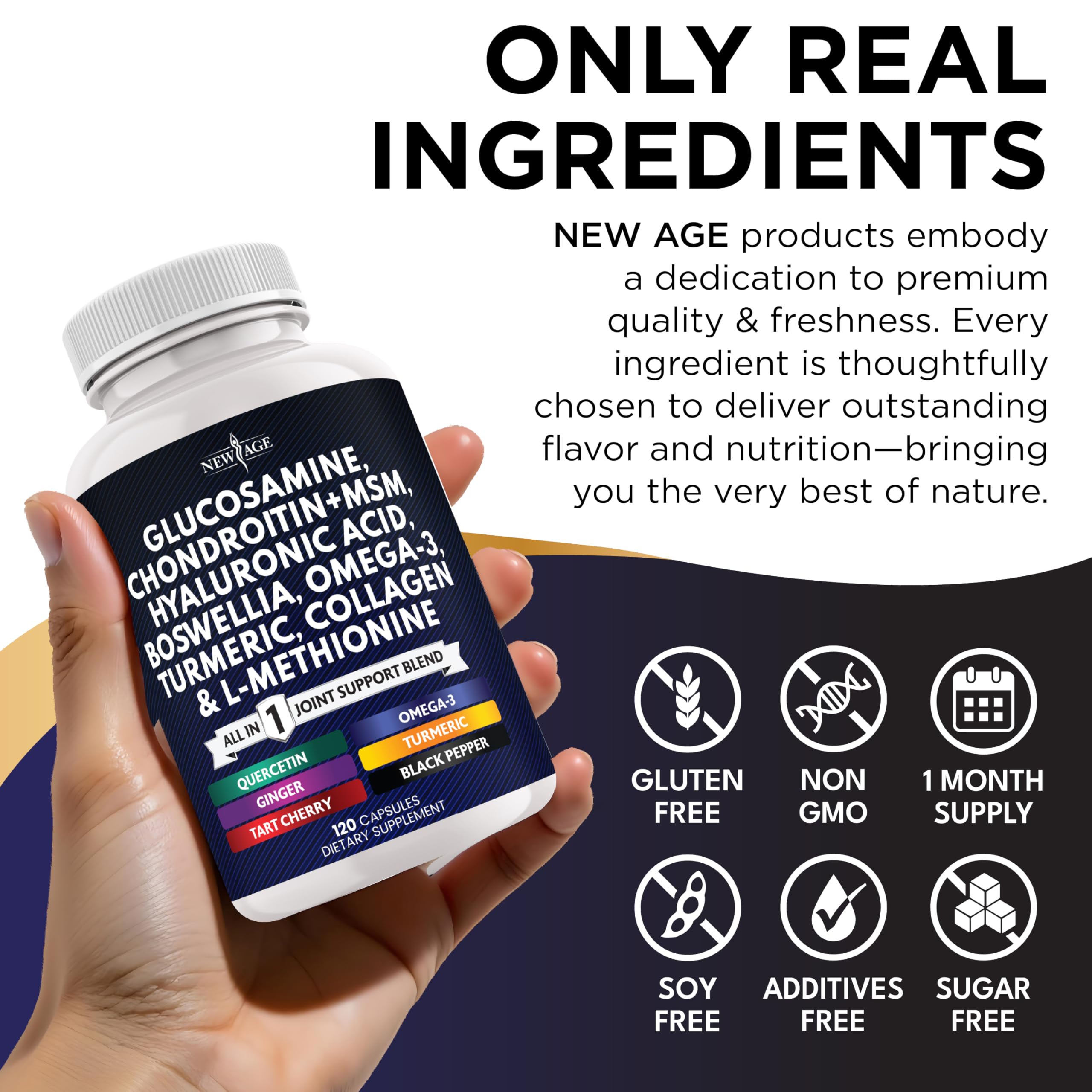 NEW AGE Glucosamine Chondroitin MSM Supplement lifestyle scene