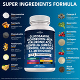 NEW AGE Glucosamine Chondroitin MSM Supplement side view