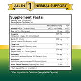NEW AGE Herbal Supplement displayed with a measuring spoon