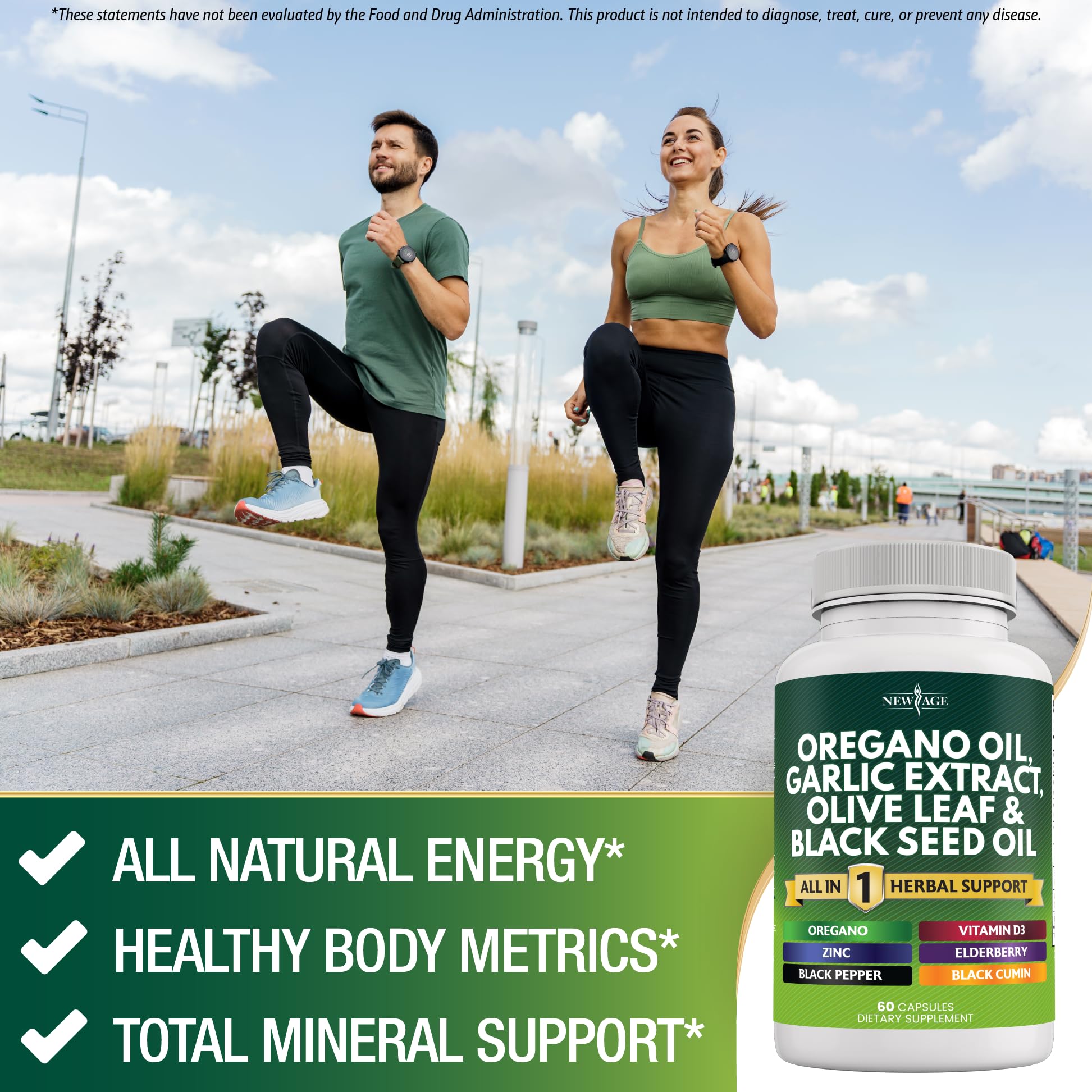 NEW AGE Herbal Supplement in a lifestyle setting