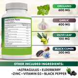 NEW AGE Herbal Supplement showing capsule contents