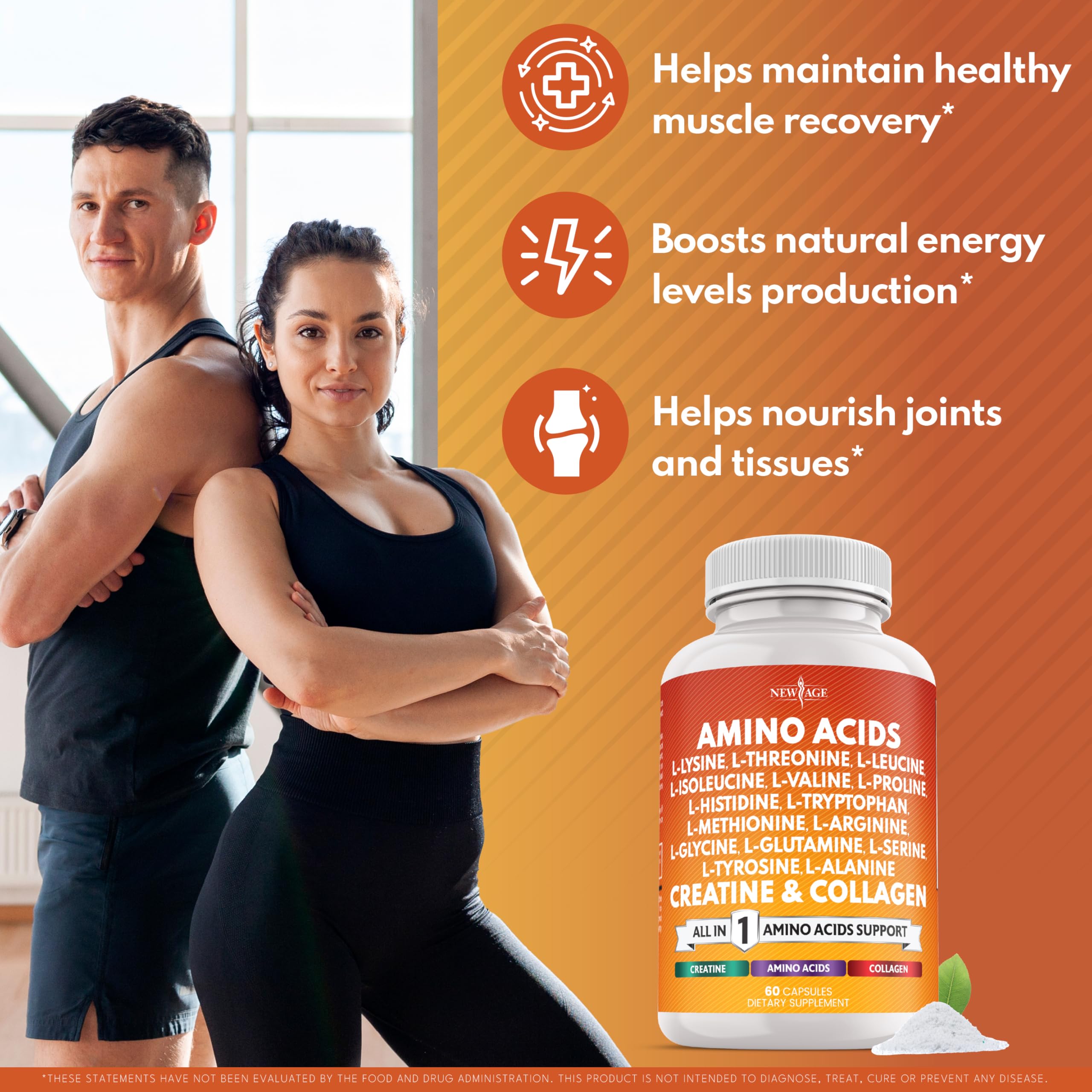 NEW AGE L-Lysine supplement ingredients list
