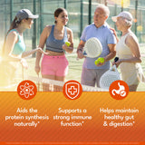 NEW AGE L-Lysine supplement packaging back view